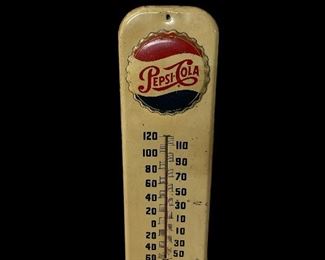 VINTAGE/ANTIQUE PEPSI-COLA THERMOMETER