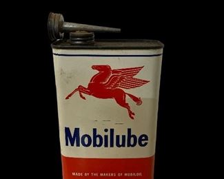 VINTAGE/ANTIQUE MOBILUBE TIN