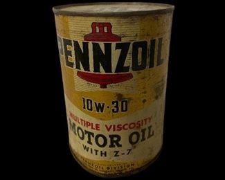 VINTAGE/ANTIQUE PENNZOIL MOTOR OIL CAN