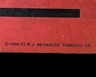 VINTAGE SMOKE RED KAMEL CIGARETTES SIGN – 1996