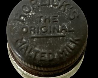 VINTAGE/ANTIQUE “HORLICK'S THE ORIGINAL MALTED MILK” JAR/BOTTLE