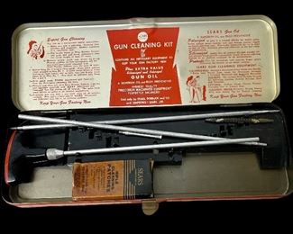 VINTAGE SEARS NO. 2143, 22 CAL. CLEANING KIT