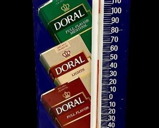 VINTAGE DORAL CIGARETTES THERMOMETER – 1996
