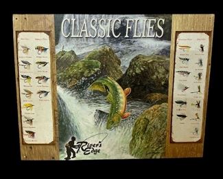 VINTAGE “CLASSIC FLIES” SIGN - 2005