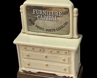 VINTAGE FURNITURE CAPITAL DECANTER -    SEE NOTICE BELOW:                                                                         This Item IS NOT being Sold or Auctioned! It will be a gift given to the Winning Bidder of another Specific Item.