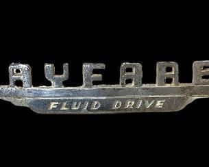 ANTIQUE DODGE “WAYFARER – FLUID DRIVE” EMBLEM – 1949, 1950