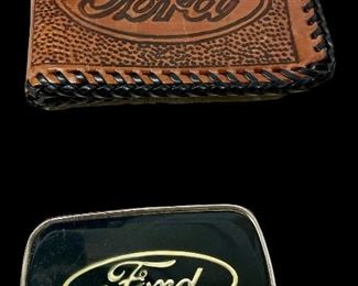 VINTAGE “FORD” WALLET
VINTAGE “FORD” BUCKLE
