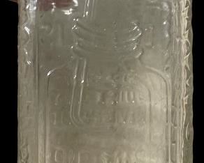 ANTIQUE DR. ELLIS' SPECIAL QUICK DRY SHAVING FLUID  “WAVESET”   INSERT COMB - BOTTLE