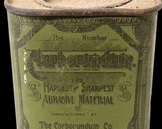 VINTAGE/ANTIQUE CARBORUNDUM TIN