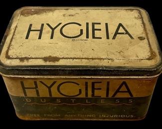 VINTAGE/ANTIQUE HYGIEIA DUSTLESS CHALK TIN