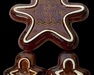 VINTAGE HULL POTTERY 3-PCS DESSERT SET              (2-SETS AVAILABLE)