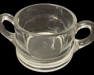 VINTAGE/ANTIQUE HEISY SUGAR BOWL #2