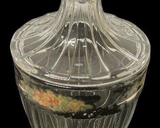 VINTAGE/ANTIQUE HEISY COVERED CANDY DISH
