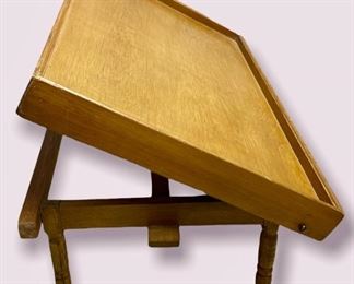 ANTIQUE FOLDING BED TRAY