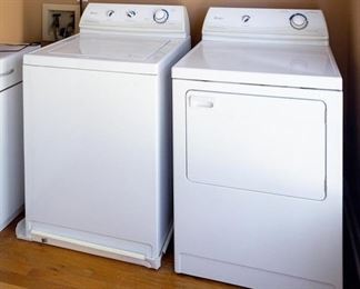 washer and dryer