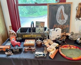 Large antique toy, decoy, and folk art collection!