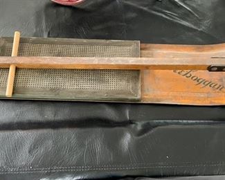 Antique "Skeeboggan"