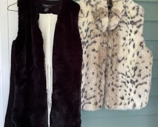 Valerie Stevens faux fur vest