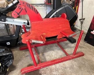 Vintage Red Rocking Horse