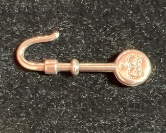 Sterling Silver Antique Victorian Napkin Holder.