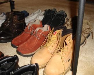 Men's work boots and other ones too
