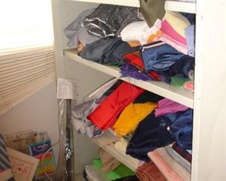 Fabric stash - this is just some of it. 