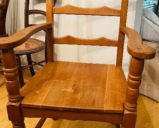 Closeup of (8) Chairs from Germany