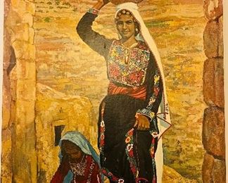 Vintage “Girl of Jerusalem” by William Halewijn