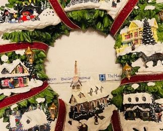 Thomas Kinkade Christmas Wreath