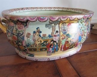 Asian porcelain basin