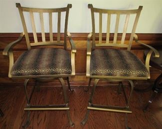 High end swivel bar stools