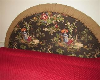 King size padded headboard