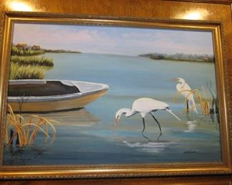 One of many original oil paintings