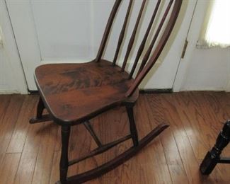 Antique Windsor rocker