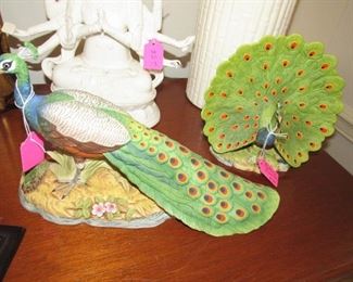 Large Andrea peacocks