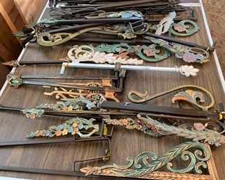 Art Deco Curtain Hangers