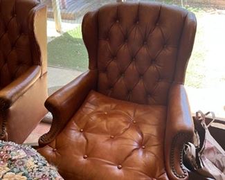 Leather chairs