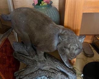 bobcat sculpture