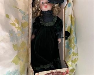 doll and bedding - comforter, sheets, pillows and pillowcases etc