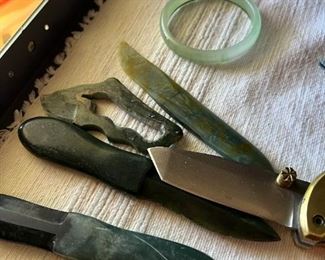 Jade and jade cutting tools