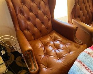 leather armchair