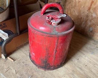 . . . vintage gas can