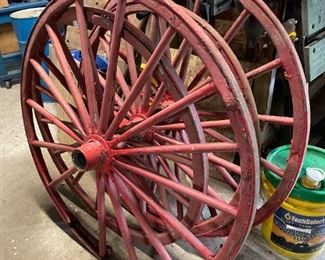 . . . great set of wagon wheels