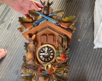 . . . a vintage German cuckoo clock with great features!