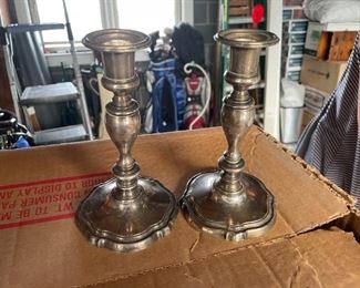 . . . a nice set of sterling candle holders