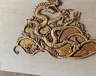 LARGE DRAGON MEDALLION ART