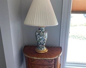 FRENCH, LOUIS XV Style, Gilt Bronze Trim, 3 Drawer, SMALL CHEST, Rosewood Mahogany.