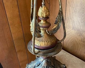 BASE SECTION OF ORNATE TABLE LAMP