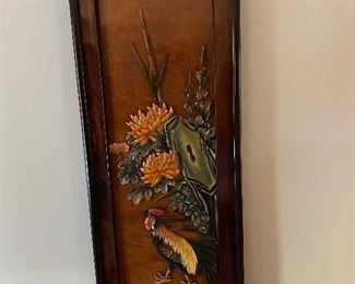 ASIAN WOODEN WALL PANEL