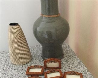 MAITLAND-SMITH VASES and MAITLAND-SMITH PLACE CARD HOLDERS.